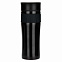 Термокружка вакуумная Polo 500 ml,  черная (черная манжета) с логотипом в Самаре заказать по выгодной цене в кибермаркете AvroraStore