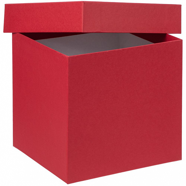 Коробка Cube M, красная с логотипом в Самаре заказать по выгодной цене в кибермаркете AvroraStore