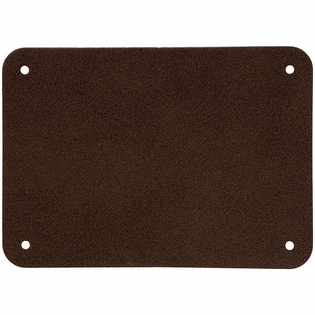 Лейбл Etha Nubuсk, XL, темно-коричневый с логотипом в Самаре заказать по выгодной цене в кибермаркете AvroraStore