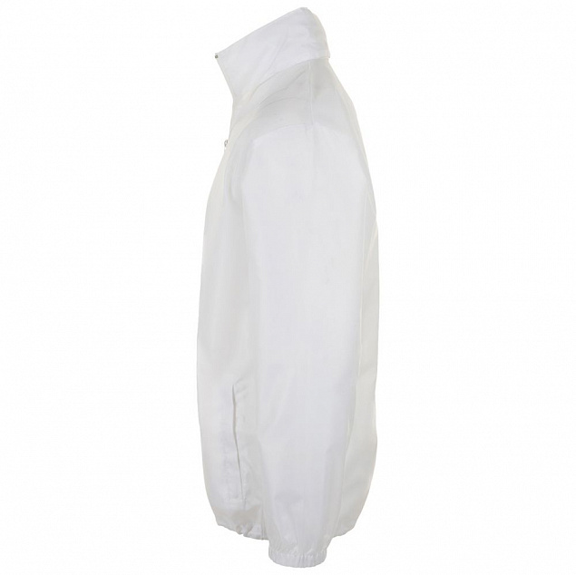 Ветровка унисекс SHIFT, белая с логотипом в Самаре заказать по выгодной цене в кибермаркете AvroraStore