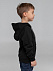 Толстовка с капюшоном детская Kirenga Kids, черная с логотипом в Самаре заказать по выгодной цене в кибермаркете AvroraStore
