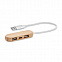 3-портовый USB-концентратор с д с логотипом в Самаре заказать по выгодной цене в кибермаркете AvroraStore