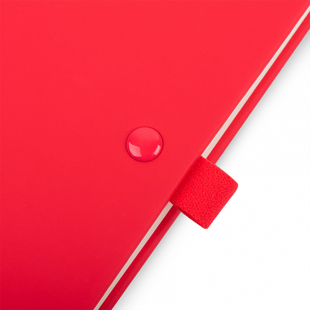 Бизнес-блокнот А5 FLIPPY, красный, твердая обложка, в линейку с логотипом в Самаре заказать по выгодной цене в кибермаркете AvroraStore