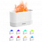 Светодиодный USB увлажнитель-ароматизатор Flame RGB, белый с логотипом в Самаре заказать по выгодной цене в кибермаркете AvroraStore