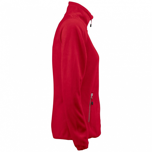 Куртка флисовая женская TWOHAND красная с логотипом в Самаре заказать по выгодной цене в кибермаркете AvroraStore