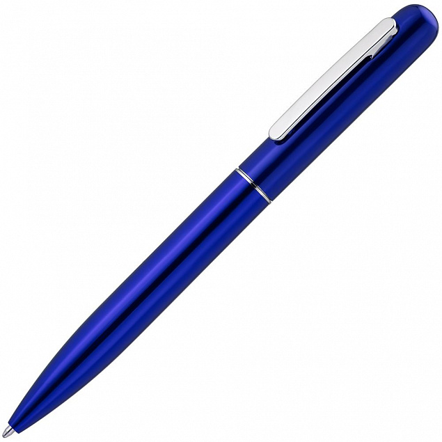 Ручка шариковая Scribo, синяя с логотипом в Самаре заказать по выгодной цене в кибермаркете AvroraStore
