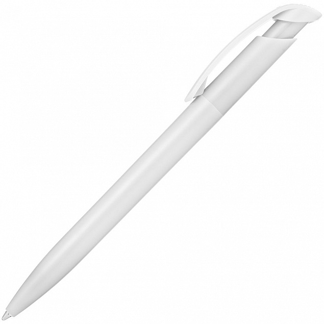 Ручка шариковая Clear Solid, белая с логотипом в Самаре заказать по выгодной цене в кибермаркете AvroraStore