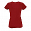 Футболка женская METROPOLITAN, красная с логотипом в Самаре заказать по выгодной цене в кибермаркете AvroraStore
