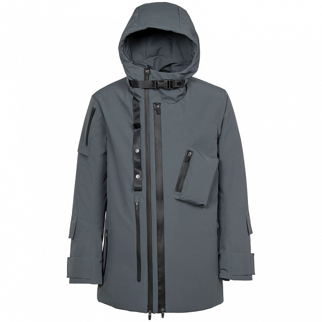 Куртка Secur, серая с логотипом в Самаре заказать по выгодной цене в кибермаркете AvroraStore