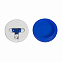 Наушники  "Своя волна" в футляре, синие/белые# с логотипом в Самаре заказать по выгодной цене в кибермаркете AvroraStore