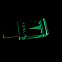 Флешка "Moon" 16 Гб c подсветкой - Зеленый FF с логотипом в Самаре заказать по выгодной цене в кибермаркете AvroraStore