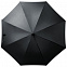Зонт-трость Alessio, черный с логотипом в Самаре заказать по выгодной цене в кибермаркете AvroraStore