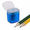 Точилка для карандашей Conicity, синяя с логотипом в Самаре заказать по выгодной цене в кибермаркете AvroraStore