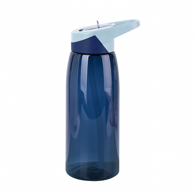 Спортивная бутылка для воды, Joy, 750 ml, синяя с логотипом в Самаре заказать по выгодной цене в кибермаркете AvroraStore