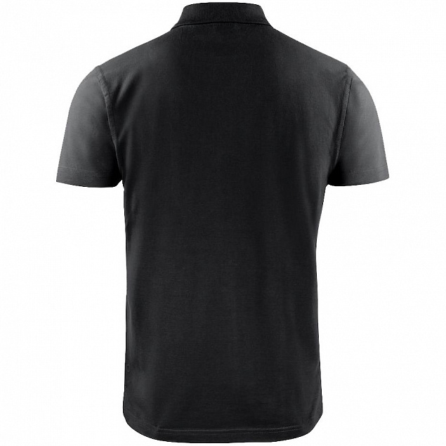 Рубашка поло мужская SURF, черная с логотипом в Самаре заказать по выгодной цене в кибермаркете AvroraStore