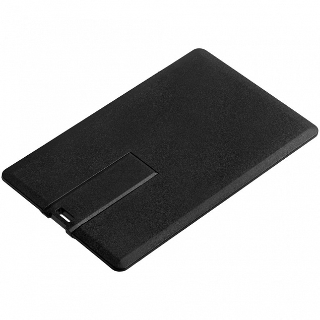 Флешка Card, 8 Гб, черная с логотипом в Самаре заказать по выгодной цене в кибермаркете AvroraStore