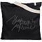 Холщовая сумка с вышивкой «Нелинейная регрессия», черная с логотипом в Самаре заказать по выгодной цене в кибермаркете AvroraStore