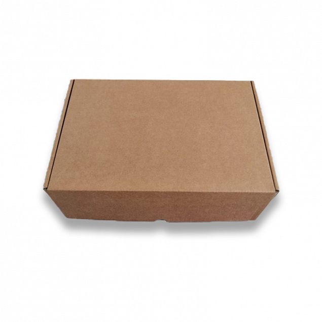 Коробка  крафт 33x25x12 см с логотипом в Самаре заказать по выгодной цене в кибермаркете AvroraStore