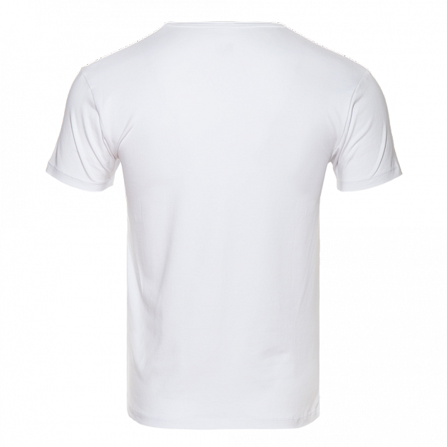 Футболка мужская STAN хлопок/эластан 180,37 Белый с логотипом в Самаре заказать по выгодной цене в кибермаркете AvroraStore