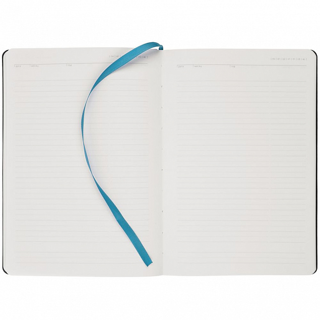 Ежедневник Fredo, недатированный, голубой с логотипом в Самаре заказать по выгодной цене в кибермаркете AvroraStore