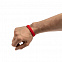 Силиконовый браслет Valley, красный с логотипом в Самаре заказать по выгодной цене в кибермаркете AvroraStore