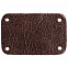Лейбл кожаный Beta, S, коричневый с логотипом в Самаре заказать по выгодной цене в кибермаркете AvroraStore