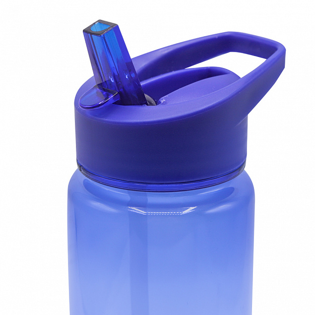 Пластиковая бутылка Jogger, синий с логотипом в Самаре заказать по выгодной цене в кибермаркете AvroraStore