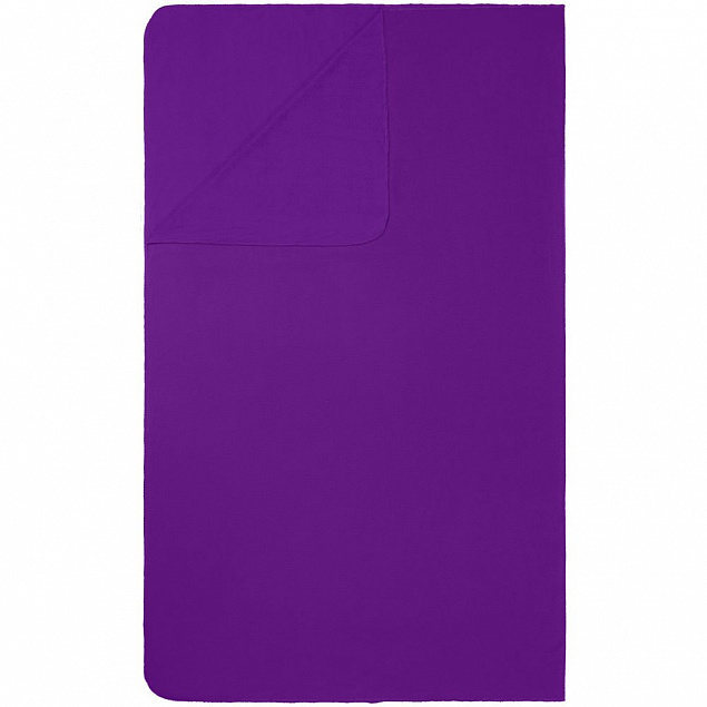 Дорожный плед Voyager, фиолетовый с логотипом в Самаре заказать по выгодной цене в кибермаркете AvroraStore
