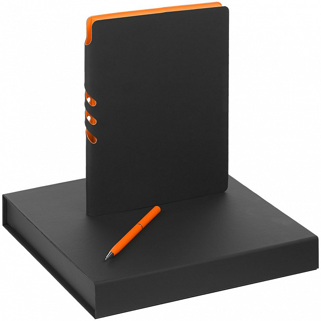 Набор Flexpen Black, оранжевый с логотипом в Самаре заказать по выгодной цене в кибермаркете AvroraStore