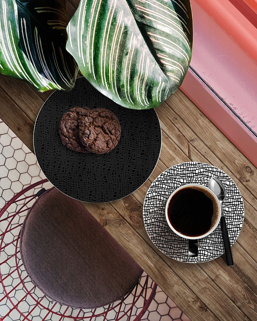 Кофейная пара Life Fashion, черная с логотипом в Самаре заказать по выгодной цене в кибермаркете AvroraStore