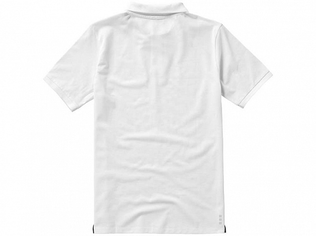 Рубашка поло Calgary мужская, белый с логотипом в Самаре заказать по выгодной цене в кибермаркете AvroraStore