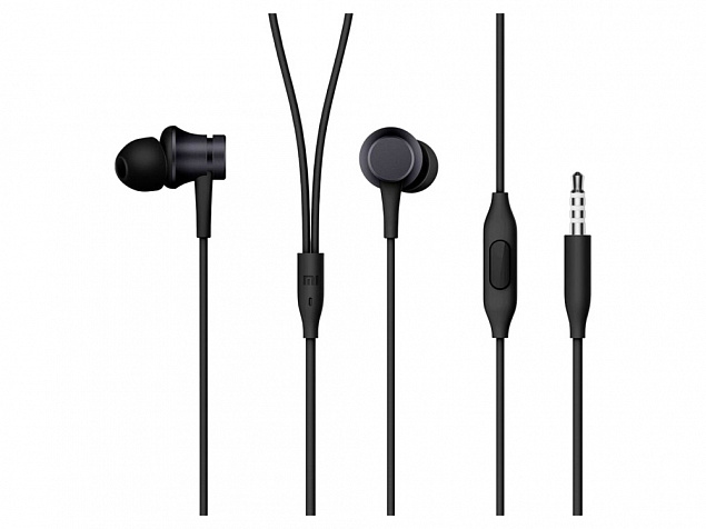 Наушники Mi In-Ear Headphones Basic Black HSEJ03JY (ZBW4354TY) с логотипом в Самаре заказать по выгодной цене в кибермаркете AvroraStore