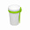 Ланч-бокс Cereal to go Green Line с ложкой (белый) с логотипом в Самаре заказать по выгодной цене в кибермаркете AvroraStore