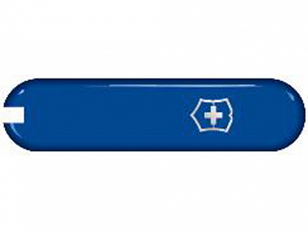 Передняя накладка VICTORINOX 58 мм, пластиковая, синяя с логотипом в Самаре заказать по выгодной цене в кибермаркете AvroraStore