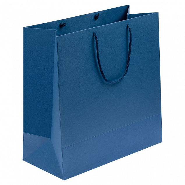 Пакет Porta, большой, синий с логотипом в Самаре заказать по выгодной цене в кибермаркете AvroraStore