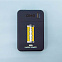 Универсальный аккумулятор OMG Flash 5 (5000 мАч) с подсветкой и soft touch, синий, 9,8х6.3х1,3 см с логотипом в Самаре заказать по выгодной цене в кибермаркете AvroraStore