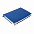 Ежедневник недатированный Kennedy, А5,  синий, белый блок, серебряный срез с логотипом в Самаре заказать по выгодной цене в кибермаркете AvroraStore