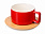 Чайная пара с бамбуковым блюдцем «Sheffield» с логотипом в Самаре заказать по выгодной цене в кибермаркете AvroraStore
