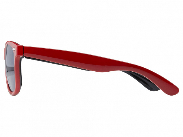 Очки солнцезащитные Crockett, красный/черный с логотипом в Самаре заказать по выгодной цене в кибермаркете AvroraStore
