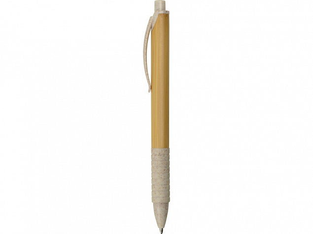 Ручка из бамбука и переработанной пшеницы шариковая «Nara» с логотипом в Самаре заказать по выгодной цене в кибермаркете AvroraStore