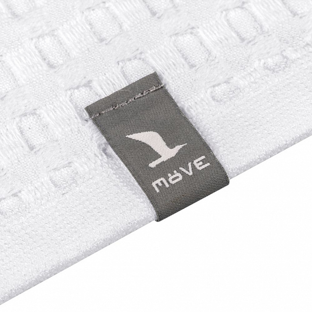 Полотенце вафельное Piquee, среднее, белое с логотипом в Самаре заказать по выгодной цене в кибермаркете AvroraStore