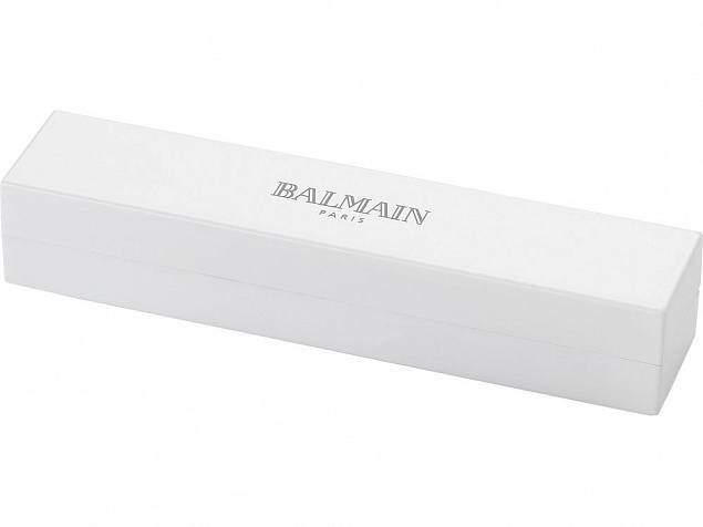 Ручка шариковая Margaux от Balmain, белый с логотипом в Самаре заказать по выгодной цене в кибермаркете AvroraStore