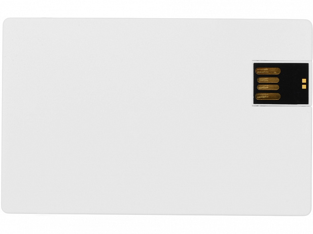 USB-флешка на 16 Гб Card в виде пластиковой карты  с логотипом в Самаре заказать по выгодной цене в кибермаркете AvroraStore