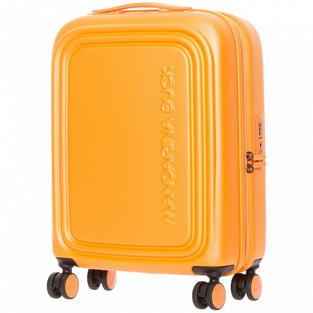 Чемодан Logoduck S, оранжевый с логотипом в Самаре заказать по выгодной цене в кибермаркете AvroraStore