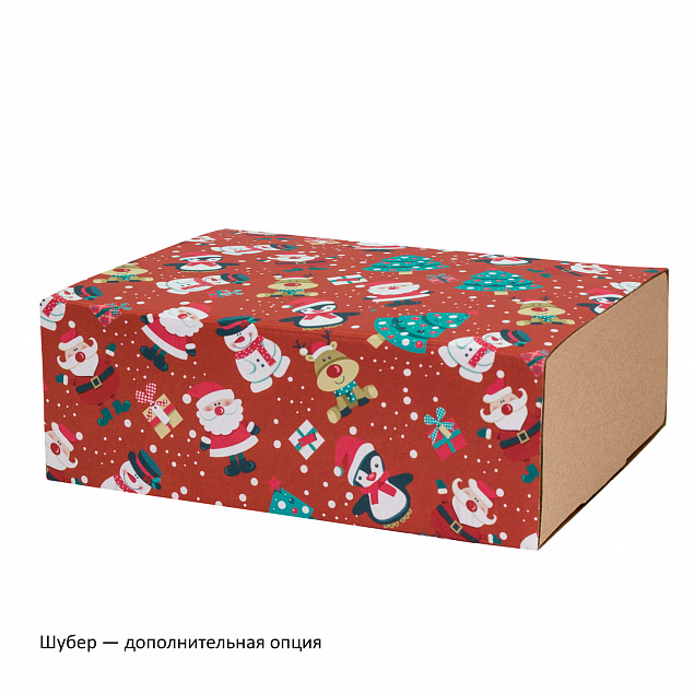 Подарочная коробка для набора универсальная, крафт, 230*170*80 мм с логотипом в Самаре заказать по выгодной цене в кибермаркете AvroraStore