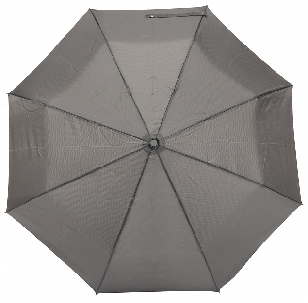Автоматический ветрозащитный карманный зонт ORIANA, серый с логотипом в Самаре заказать по выгодной цене в кибермаркете AvroraStore