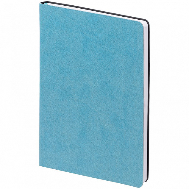 Ежедневник Romano, недатированный, голубой с логотипом в Самаре заказать по выгодной цене в кибермаркете AvroraStore