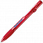 ALLEGRA LX, ручка шариковая с грипом, прозрачный красный, пластик с логотипом в Самаре заказать по выгодной цене в кибермаркете AvroraStore