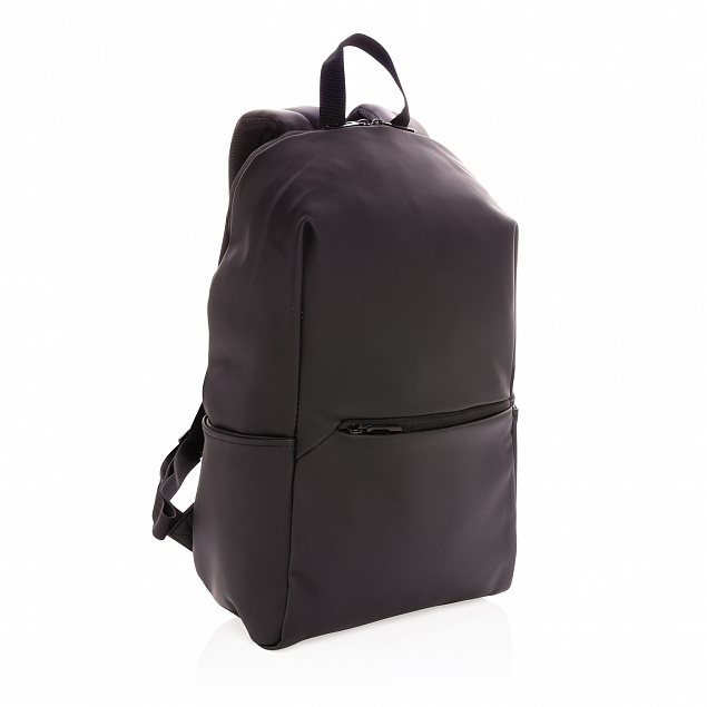 Рюкзак для ноутбука из гладкого полиуретана, 15.6" с логотипом в Самаре заказать по выгодной цене в кибермаркете AvroraStore