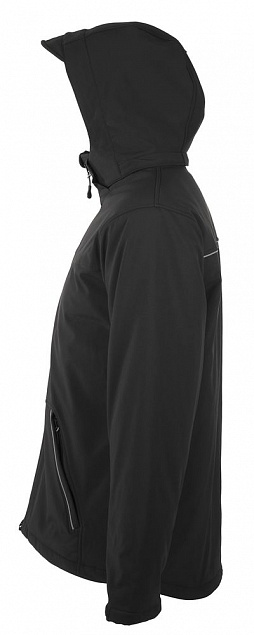 Куртка мужская Rock Men, черная с логотипом в Самаре заказать по выгодной цене в кибермаркете AvroraStore